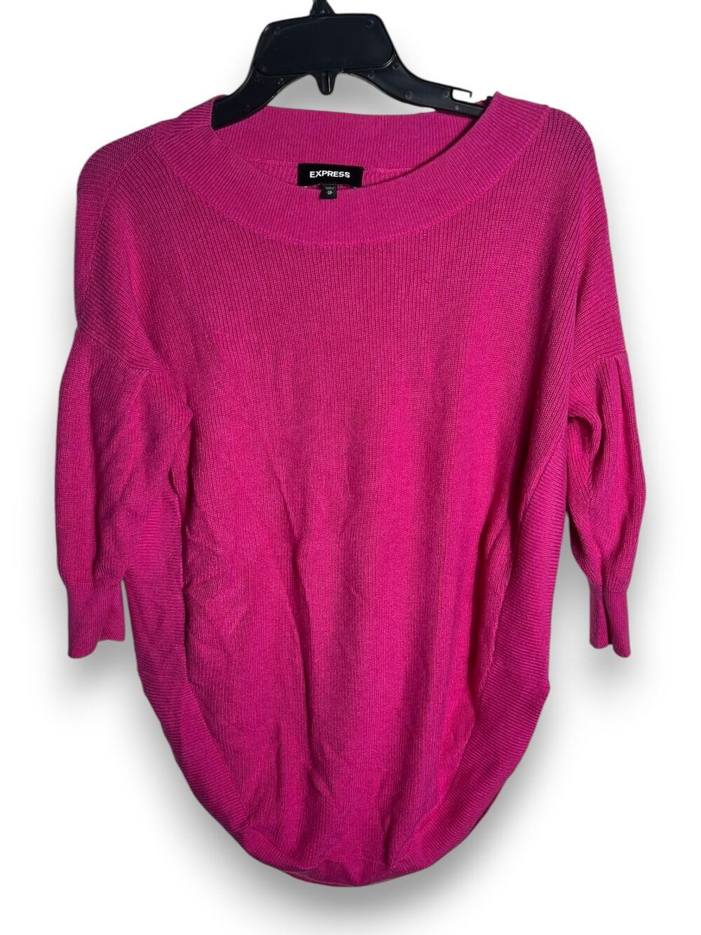 Express Curved Rib Hem Crewneck Sweater | Size xs | EUC